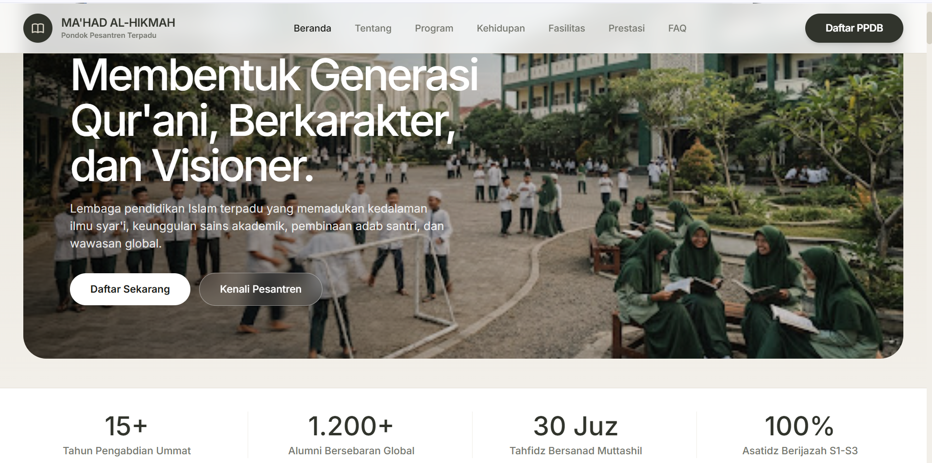 Preview Al-Hikmah Olive Minimalist