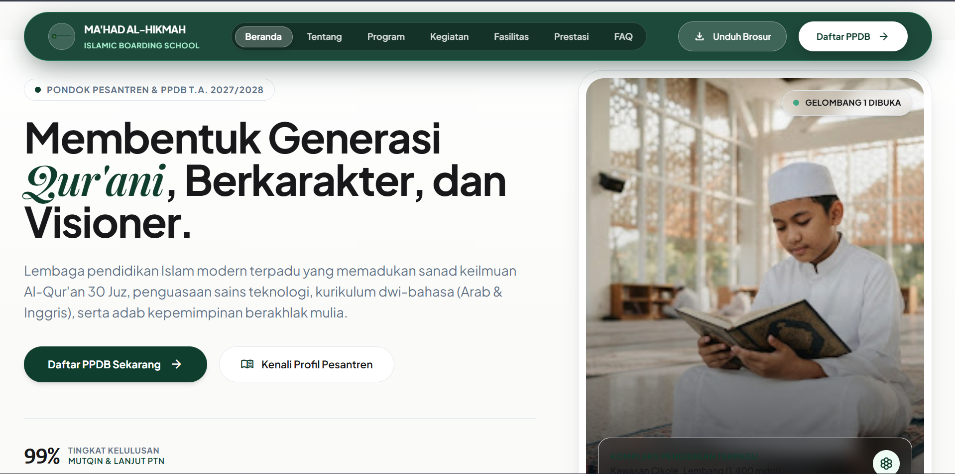 Preview Hijau Glassmorpism